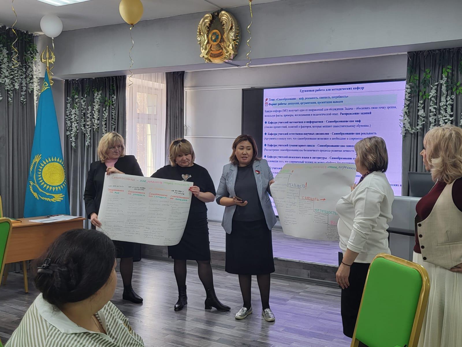 Педагогикалық кеңестің 2025 жылғы 31 наурыздағы № 4 «Педагогтар арасында өзін-өзі тәрбиелеуді дамыту кәсіби құзыреттілік пен білім сапасын арттыру құралы ретінде»