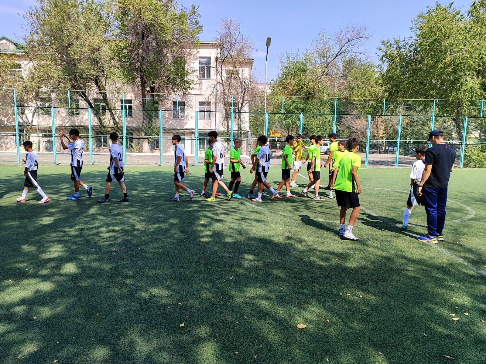 Ұлттық мектеп лигасы аясында 7–8 сыныптар арасында аудандық футбол жарысы