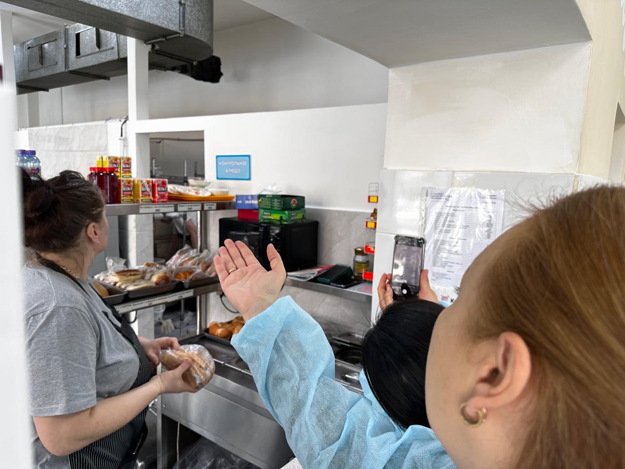 №8 мектеп асханасын тексеру актісі/Акт №8 проверки школьной столовой мониторинговой комисии