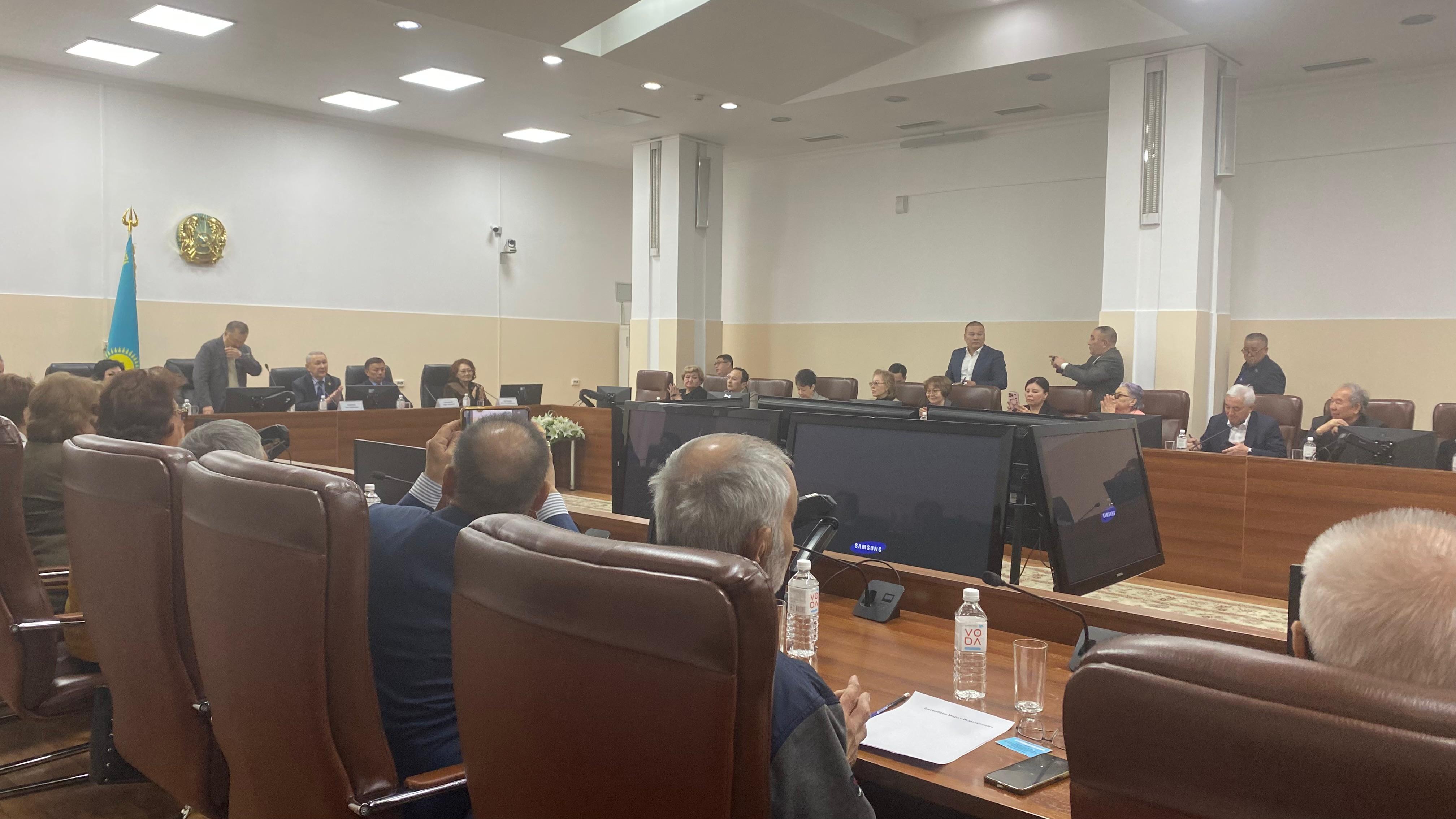 Медеу аудандық ардагерлер кеңесінің XII конференциясы./XII‑ая конференция Медеуского районного Совета ветеранов.